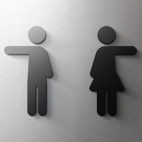 Acrylic Door Signs — Modern Self-Adhesive Signage Set