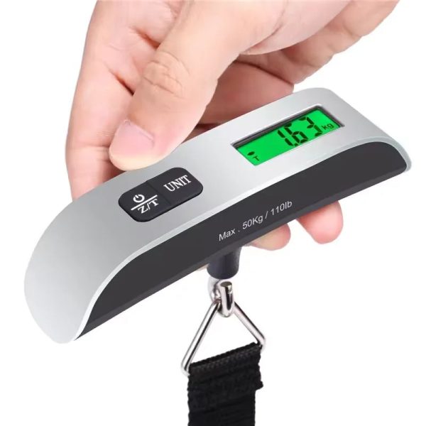 Digital Luggage Scale — Portable 110lb Travel Hanging Scale