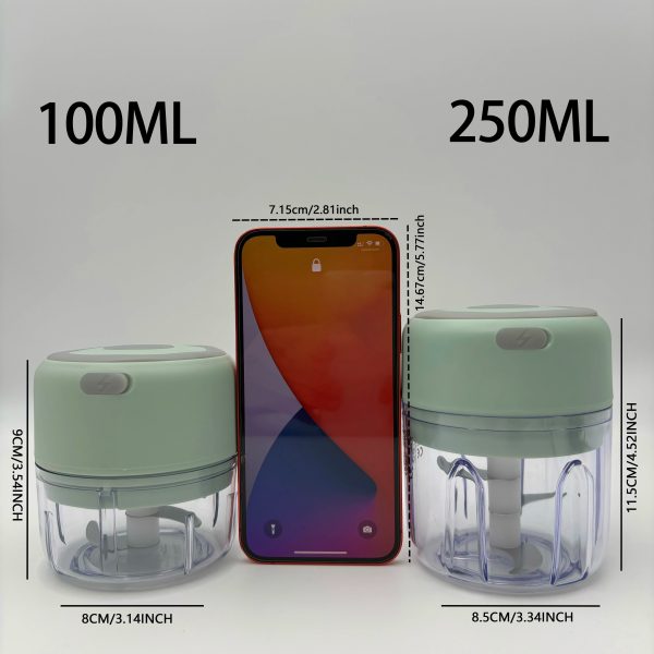 Sdbbf6b4bc6ab471f8e210170f889cb6dB.jpg Electric Mini Garlic Chopper — USB Rechargeable Food Processor