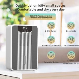 Moisture Absorber Dehumidifier — 42oz Silent with Colorful Lights