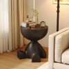 Sculptural Side Table — Decorative End Table Accent