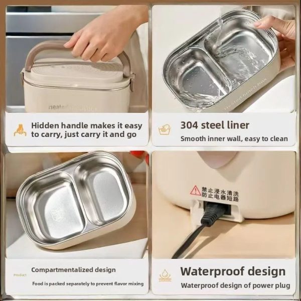 304 Steel Heated Lunch Box