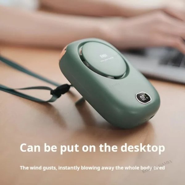 Portable Neck Fan — Bladeless Rechargeable Hands-Free