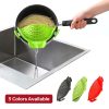 Sf45d258293704d9795515e7df699b4b56.jpg Silicone Clip-On Pot Strainer