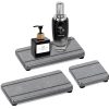 Water Absorbing Stone Tray — Diatomite 3-Pack Fast Drying