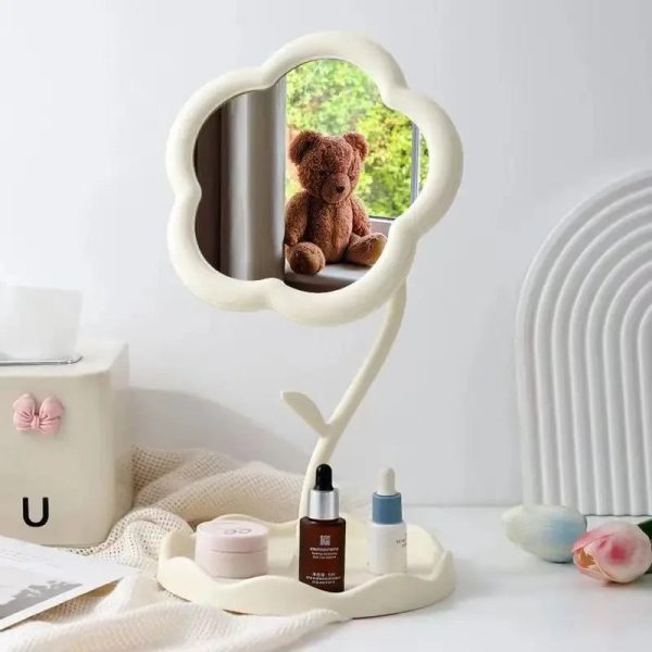 Sffbec7cb3b974fcb814aa9c887b69deaJ.jpg Creative Desktop Flower Mirrors for Bedroom Decor